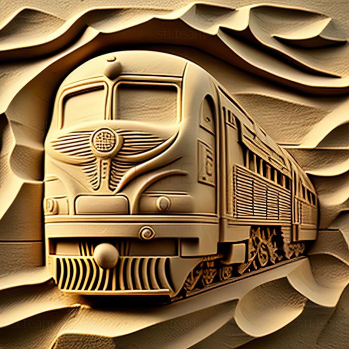 3D модель Пусанский поезд (STL)
